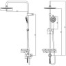 Душевой гарнитур LEMARK BRONX LM3788GM